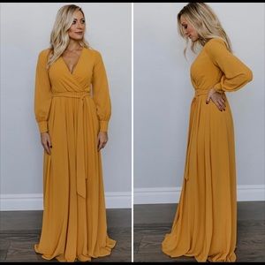 Mustard Maxi Dress